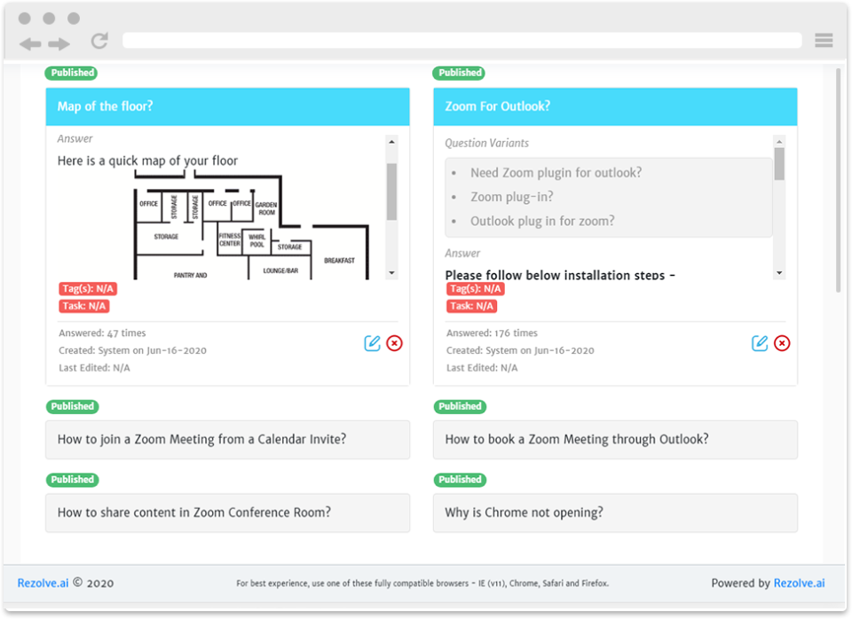 screenshot of Rezolve AI
